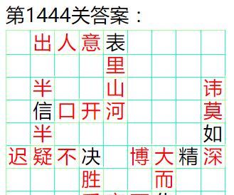 以成语小秀才第120关攻略介绍（突破难关）